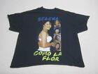 Selena Shirt Womens 2X Black Graphic Print Quintanilla Tejano Music Como La Flor
