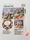 Easter Crafts Pattern McCall's #6921 UNCUT Bunnies Eggs Carrots Easter Spring