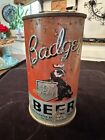 New ListingBADGER BEER Flat Top IRTP KEGLINED Beer Can Whitewater Brewing Co Whitewater Wi