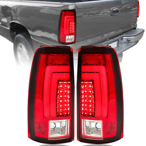 LED Tail Lights Brake Lamps For Chevy Silverado 1500 1999-2002 GMC Sierra 99-07 (For: 2000 Chevrolet Silverado 1500)