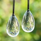 5PC Teardrop Crystal Suncatcher Hanging Decor Clear Glass Prisms Chandelier Part