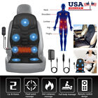 8 Mode Massage Seat Cushion with Heated Back Neck Massager Chair for Home / Car