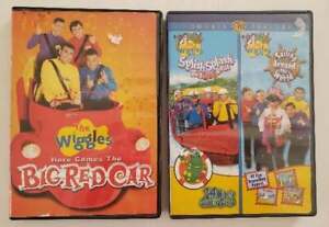 The Wiggles DVD Lot Big Red Car, Splish Splash, Sail Around The World In Origina