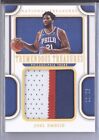 JOEL EMBIID 2022-23 NATIONAL TREASURES TREMENDOUS GAME USED PATCH 10/25 SIXERS