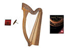Roosebeck 29-String Minstrel Harp w/ Chelby Levers + Play Book + Extra Strings