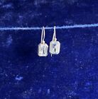 Aquamarine Sterling Silver 925 earrings dangle