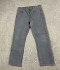 VTG Levis 501 Jeans Men 34x30 Gray Denim Straight Leg Button Fly USA Made *32x30
