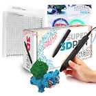 MYNT3D Super 3D Pen + 10 Color PLA Filament + DesignPad Mat Kit
