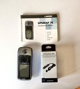 GPSMAP Garman 76 navigation bundle-hand size black/gray screen/manual & charger