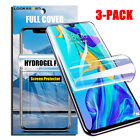3-Pack HYDROGEL Screen Protector For Samsung Galaxy S24 S23 S22 S21 S20 Note 20