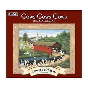 Lang Cows Cows Cows 2023 Wall Calendar w