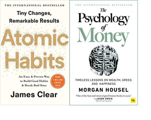 Best Selling Author book Combo of 2 (ATOMIC HABIT+ PYSCOLOGY OF MONEY)