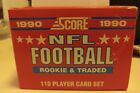New Listing1990 Score NFL Football Rookie & Traded 110 Player Card Set
