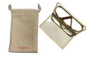 VALENTINO  BEAUTY MIRROR GOLD New And Sealed In Pouch