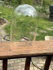 Anniversary Clock Glass Dome Replacement 10” Tall 5 1/2” Wide Exc. Cond.
