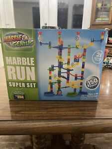 Marble Genius Marble Run Super Set - 150 Pieces Instruction Manual Included STEM