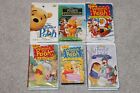 Disney's Winnie The Pooh VHS Animated Movies LOT of 6