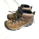 KEEN Targhee II Mid Boots Men 10.5 WIDE Brown Leather Hiking Waterproof 1012126