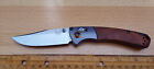 Benchmade 15085 Mini Crooked River - Stabilized Wood Handles - S30V BLade