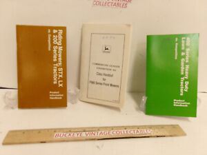 New ListingJohn Deere Dealer 1990, 91, 94 Lawn/Garden Comparison Product Information Books.