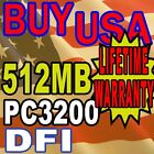 512mb DFI LANPARTY UT nF4 Ultra-D PT880-ALF RAM Memory