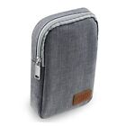 Electronic Accessories Bag,Digital Gadget Organizer Case,Nylon Travel Gear Gray