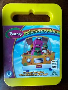 Barney Adventure Bus DVD Pre-School Children's Show in Carry Case