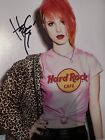 Hayley Williams / Singer Sexy Hard Rock Paramore Signed Autograph 8x10 Photo COA