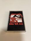 Metallica Kill ‘Em All 1983 Elektra Cassette Tape Vintage Rock Metal VERY GOOD