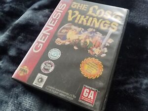 New ListingLost Vikings (Sega Genesis, 1992) Complete In Box Tested And Working