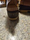 LL Bean Duck Boots Womens Size 9M Tan Leather Waterproof 175064 8