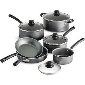 New Listing10 Pc Cookware Set Nonstick Pots and Pans Home Kitchen Cooking Dishwasher Safe,,