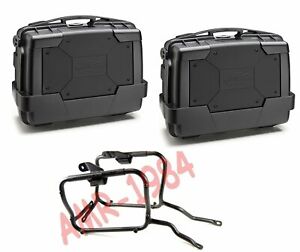 Set Suitcases kappa Garda KGR33 Black Kawasaki Versys 1000 2020 PLR4126