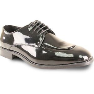 Bravo! Men Tuxedo Shoe TADI Oxford Style with Fashion Moc Toe Wrinkle Free