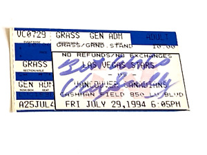 Vin Scully Signed 1994 Ticket Stub PSA Guaranteed