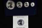 2023 FRACTIONAL SILVER EAGLE SET ✪ FIJI 4 COINS ✪ REVERSE PROOF 999 ◢TRUSTED◣