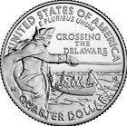 2021 D George Washington Crossing the Delaware U.S. Mint Quarter
