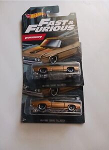 hot wheels 69 ford torino talladega Fast And Furious Lot Of 2