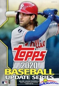 2020 Topps UPDATE Baseball EXCLUSIVE HUGE 67 Card Factory Sealed HANGER Box! HOT