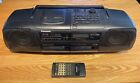 Vintage Panasonic Portable Boombox RX-DT5 W/Remote, Tested *PLEASE READ*