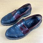 COLUMBIA Summer Lake Size 12 Brown Leather Business Casual Comfort Penny Loafers