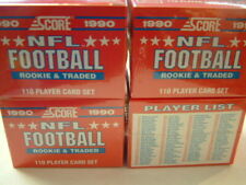 1990 Score Supplemental Rookies and Traded Football Card #s 1-110 - You Pick
