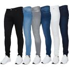 Enzo Mens Skinny Jeans Slim Fit Super Stretch Flex Denim Trouser Pants All Waist