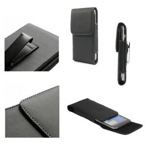 for Meizu MX2 M045 (2013) Case Metal Belt Clip Synthetic Leather Vertical Pre...
