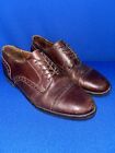 Vintage Florsheim Imperial Oxford Wingtip Italy Casual Dress Shoes Size 10.5D