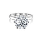Certified Diamond Engagement Ring VS1 E Round 3 Ct Lab Created CVD Special