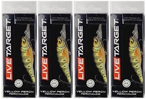 4 LIVE TARGET Lures Lot (2-7/8