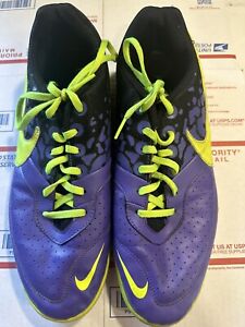 Nike Elastico ll Purple Indoor Soccer Shoes 580454-570 Mens Size 11