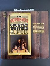 THE SUPREMES-SING COUNTRY WESTERN & POP-1965 VINYL LP-SEE DEMO