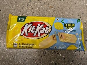 Kit Kat Easter LIMITED EDITION Lemon Crisp 1.5 oz 6 PACK Full Size 2/2025